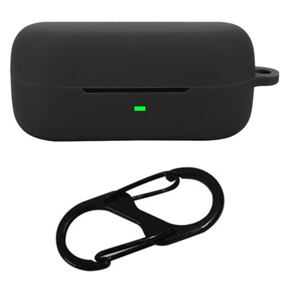 For Sony WF-C510 Bluetooth-compatible Earphones Case Soft Silicone Cover with Anti-Lost Buckle