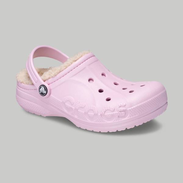 Crocs Детские клоги Baya с подкладкой, розовые 207500 79r