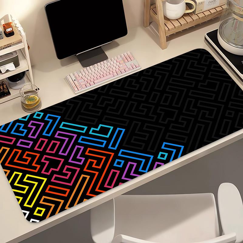 Mousepad Gaming Keyboard Pad Extended Pads Office Laptop New Mouse Mat Geometric Abstraction Mouse Pad Pc Gamer Cabinet Desk Mat