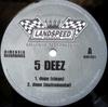 12-дюймовая пластинка FIVE DEEZ - Dope / B.E.A.T. DIM7501 Dimensia Запись 2000 США Рэп и Хип-хоп/R&B Б/у