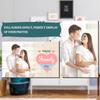 Blulu Sublimation 2025 Personalized Picture Frames Heat Transfer Wood Blanks Photo Frames Wall Mounting Photo DIY Birthday Anniversary Decor 12 x 8