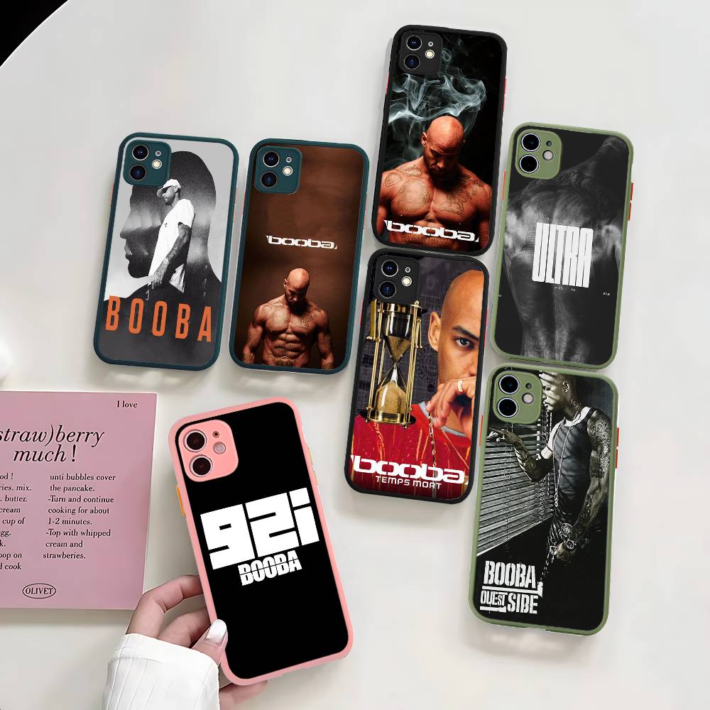 Rapper B-Booba Silicone Case For IPhone 16 15 14 13 12 11 Pro Max Plus X XS MAX Shockproof Matte Cover