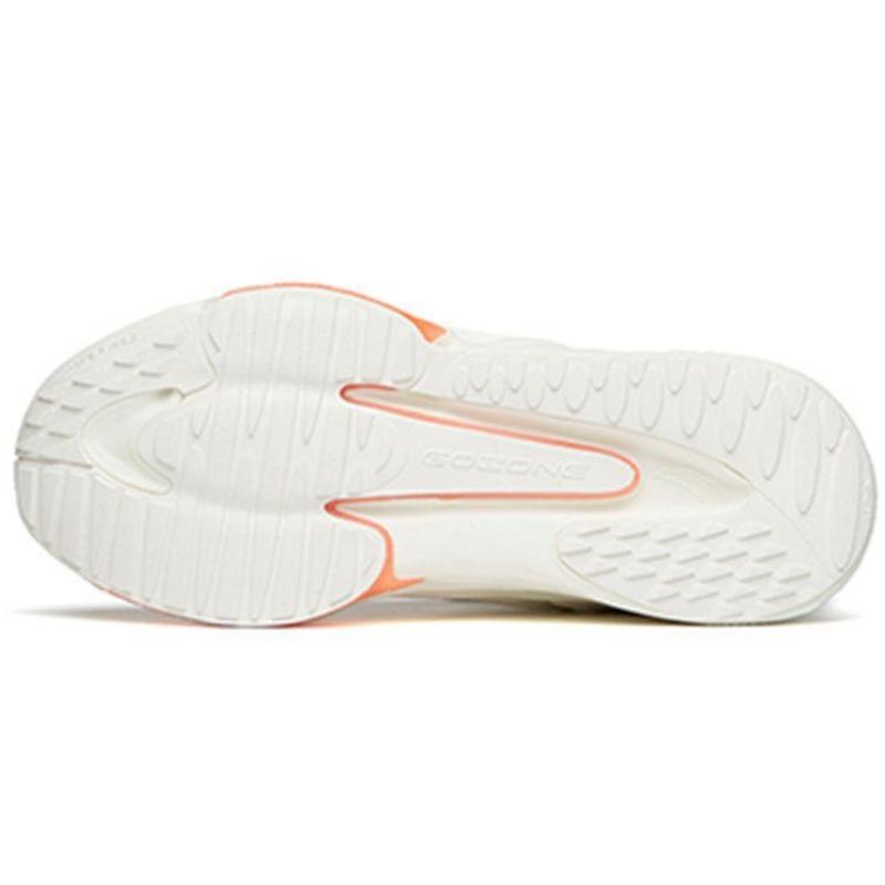 Anta Rocket 3.0 women low-top running shoes ivory white cushioned breathable non-slip 122145587-3
