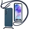 Case - PROSHOP - for Samsung Galaxy A55 5G - Shockproof Protection - Soft Silicone - Adjustable Cord