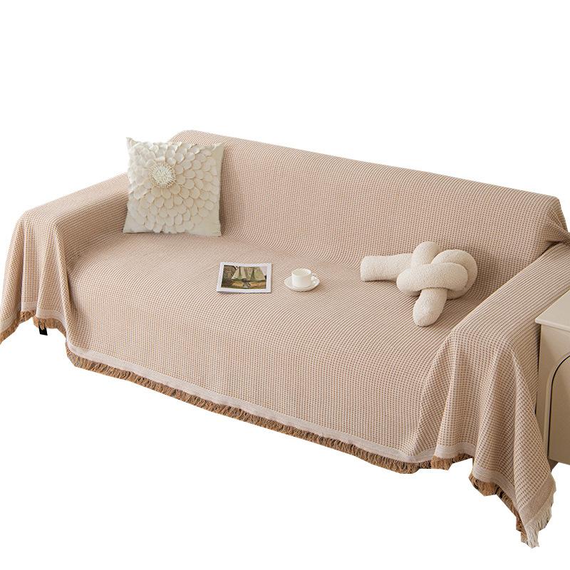 Скандинавский простой однотонный ins ветер чехол для дивана ткань универсальное полотенце для дивана на четыре сезона полный чехол универсальный всеобъемлющий чехол для дивана