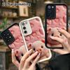 Phone Case: 2D Flat Samsung Galaxy A34 A35 M05 M06 S20 S22 S21 FE Plus 5G Layered Protective Case, Pink Plush Little Pig, Christmas and Halloween Gift