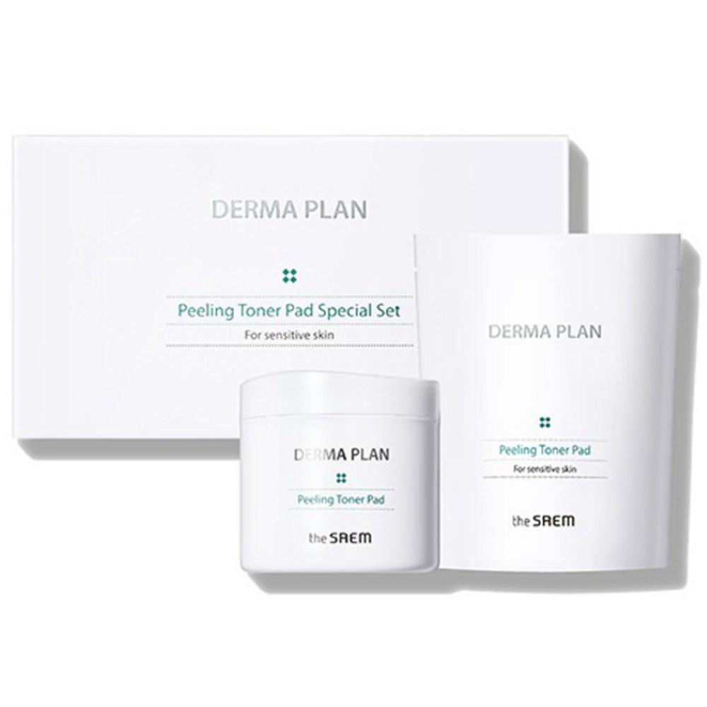 The Saem Derma Plan Peeling Toner Pads 70 шт. + сменный блок Special 50 шт.