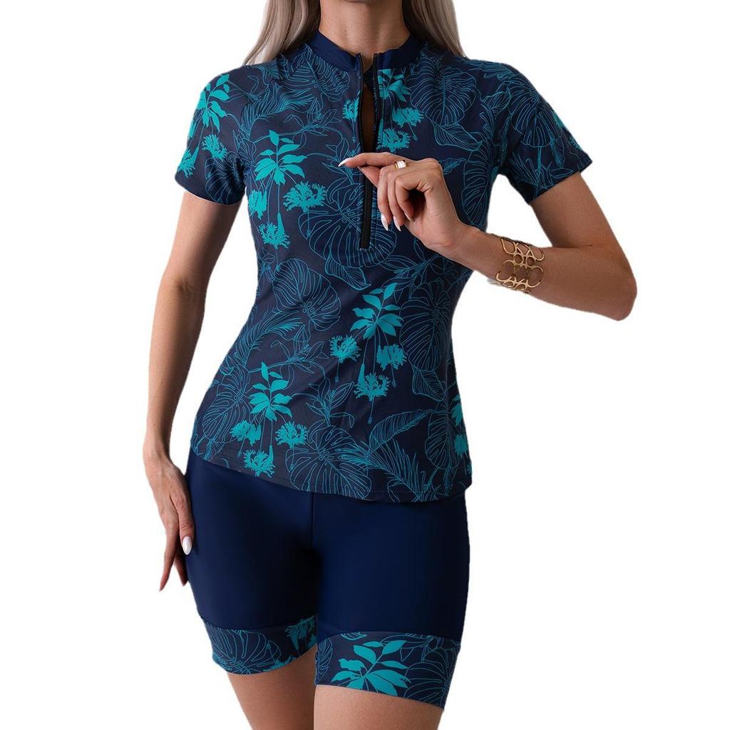 European & American Fashion Plus Size Bikini - Fresh Split Women's Swimwear