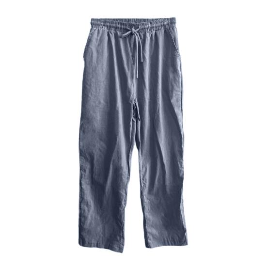 Женские повседневные брюки, однотонные свободные длинные брюки, эластичный пояс, регулируемые брюки на шнурке с карманами