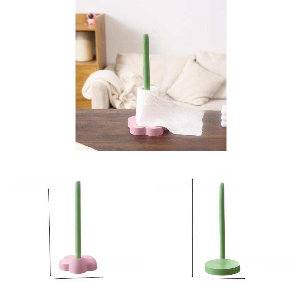 Creative Wooden Flower Shape Tissue Holder For Kitchen Storage And Organization