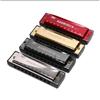 Диатоническая губная гармошка 10 отверстий Blues Harp Музыкальный инструмент Клавиша C Профессиональный Музыкальные инструменты Цвет Черный Гребенка из ABS