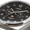 Casio Стандартные аналоговые часы с фазами Луны, металлический ремешок, черная модель Overseas [Casio] мужские MTP-M300D-1AV [Товар]