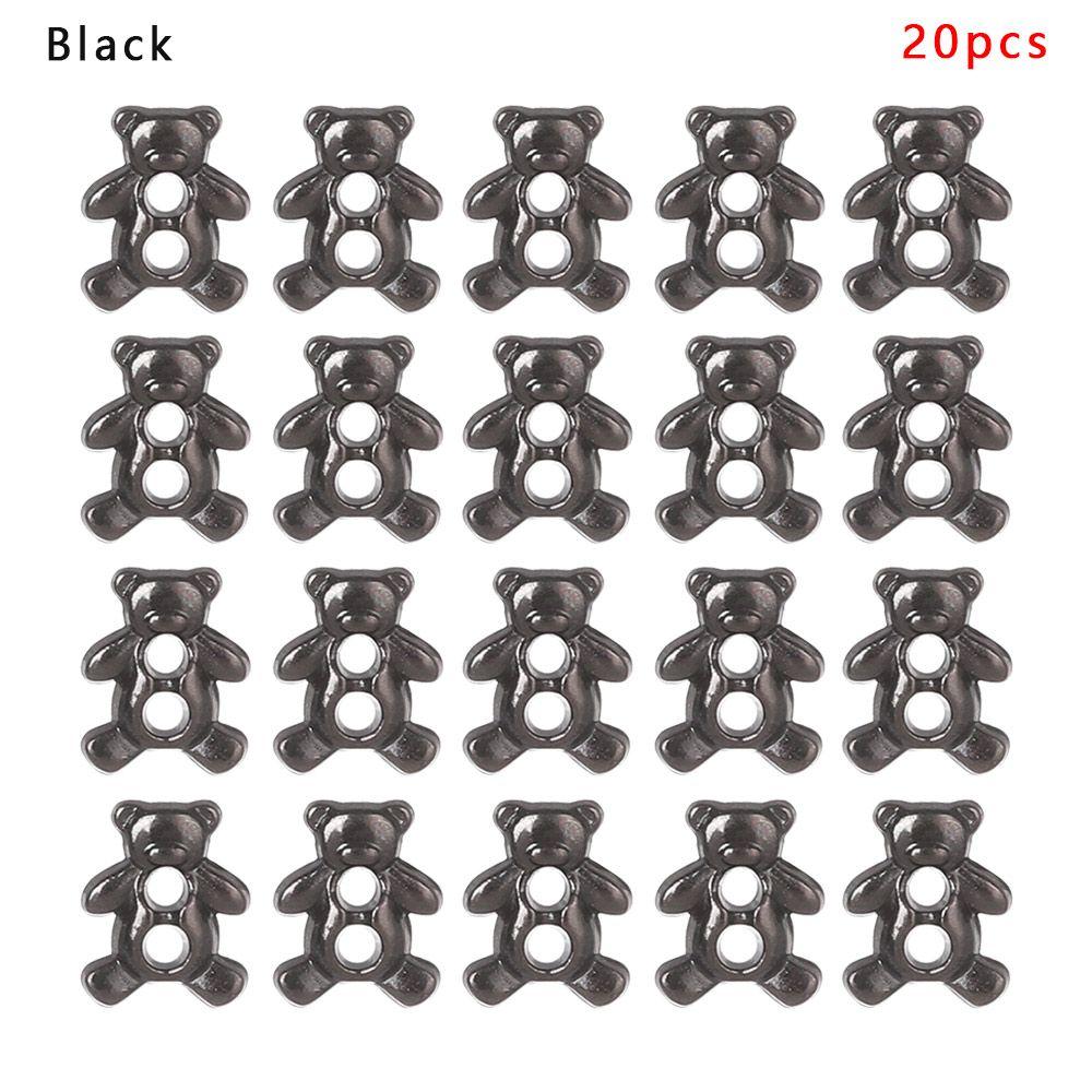 Узор медведя Украшения Ремесло Мини-пуговицы DIY Кукольная одежда Пряжка для шитья одежды Металлические пряжки