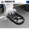 Подножки мотоциклетные совместимые с Yamaha YZ65 2018-2021 YZ85 2002-2021 YZ125 1997-2021 YZ125X 2017-2021 YZ250 1998-2021 YZ250X 2016-2021 YZ250F