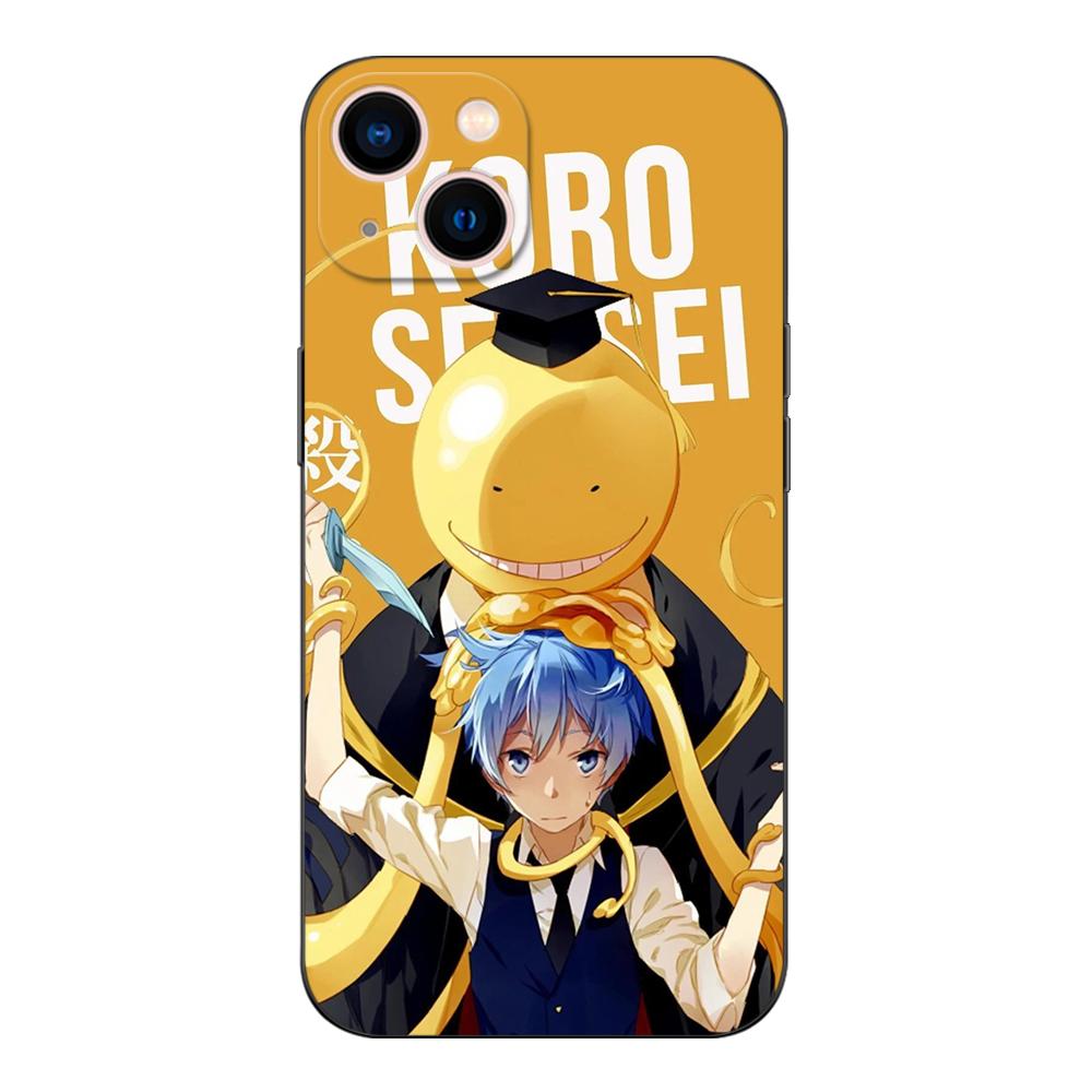 Black Tpu Case For Realme 7i 8i 9 Pro Plus 9i C12 GT Neo2 Narzo 20 30A 50A 50i Assassination Classroom
