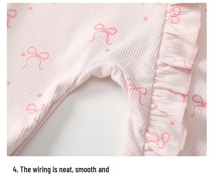 Боди для новорожденной девочки на весну и осень - Теплый комбинезон 'Полная Луна'