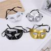 Woman Men Masquerade Mask Prom Retro Pattern Solid Color Masks Mardi Gras Costume Party Easter Wedding Birthday Halloween