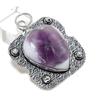 Super Amethyst 23 Gemstone Handmade 925 Sterling Silver Pendant 2.05" C5R25
