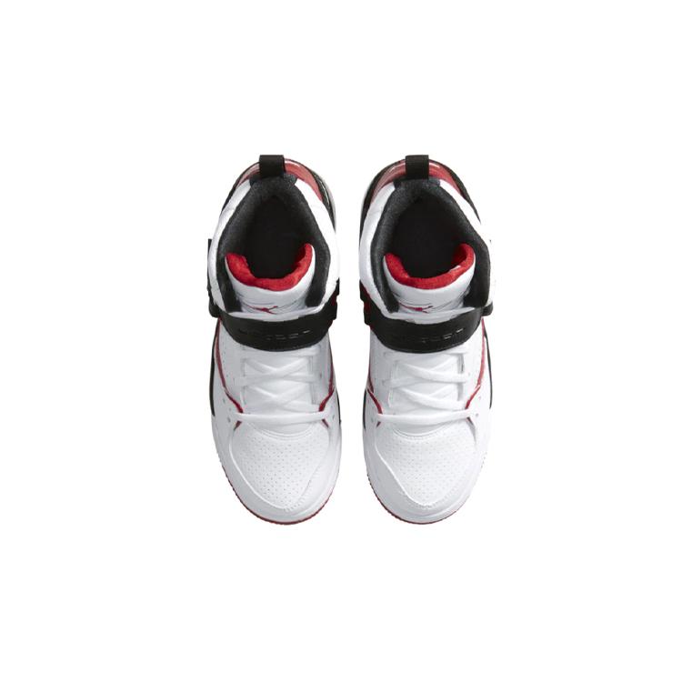 Jordan Flight 45 High White Red Black GS 524865-130