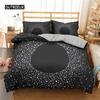 Starry Sky Duvet Cover Set King Size Galaxy Starry Sky Theme Twin Bedding Set for Kids Teen Polyester Colorful Stars Quilt Cover