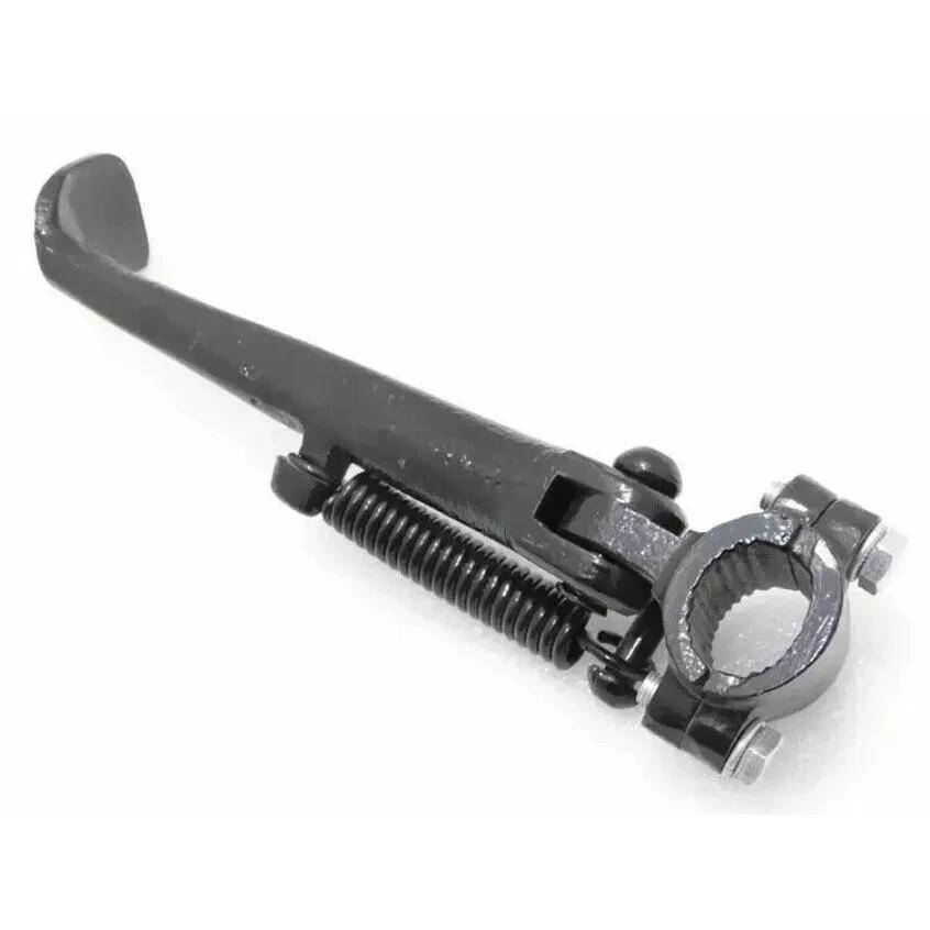 SIDE STAND BLACK 1 1/8" UNIVERSAL CLAMP For BSA TRIUMPH ARIEL AND MANY BIKES z07