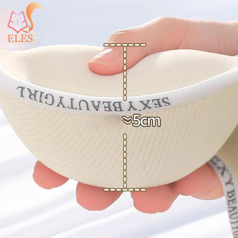 Seamless Shaping Anti-sagging Non-empty Cup Bra 5CM Thick Bras for Flat Chest and Small Chest Women