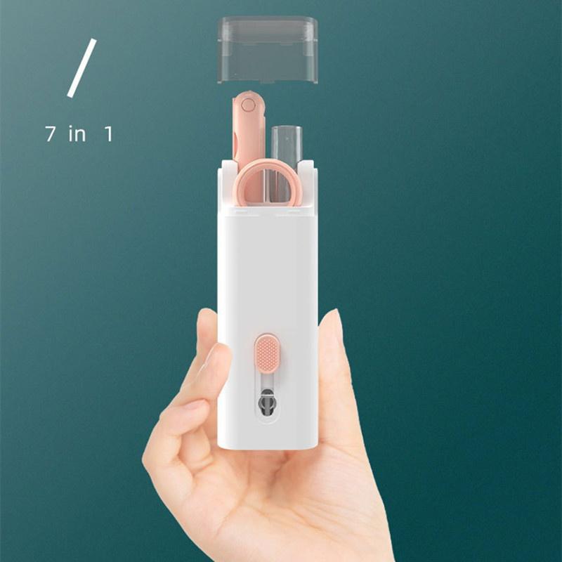 Многофункциональная ручка для чистки Bluetooth-гарнитуры, беруши для клавиатуры, набор щеток для чистки компьютера, чистка мобильного телефона ZPG