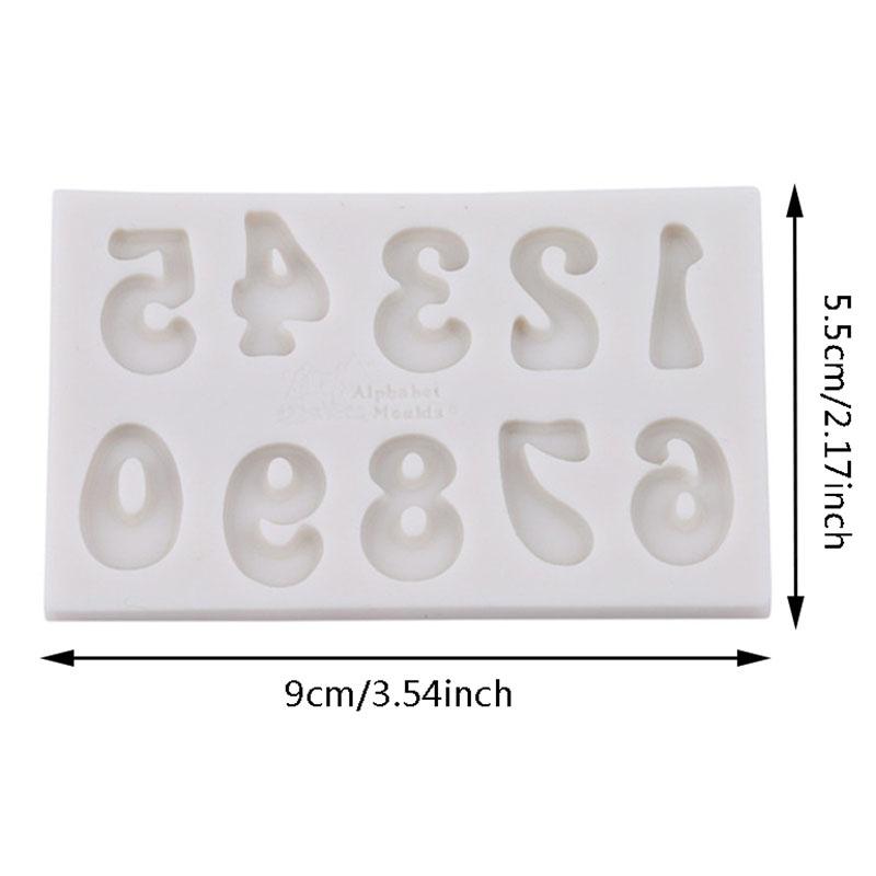 Sugar Craft Capital/Letter/Number Silicone Fondant Mold Cake Decorating Tools Chocolate Mold