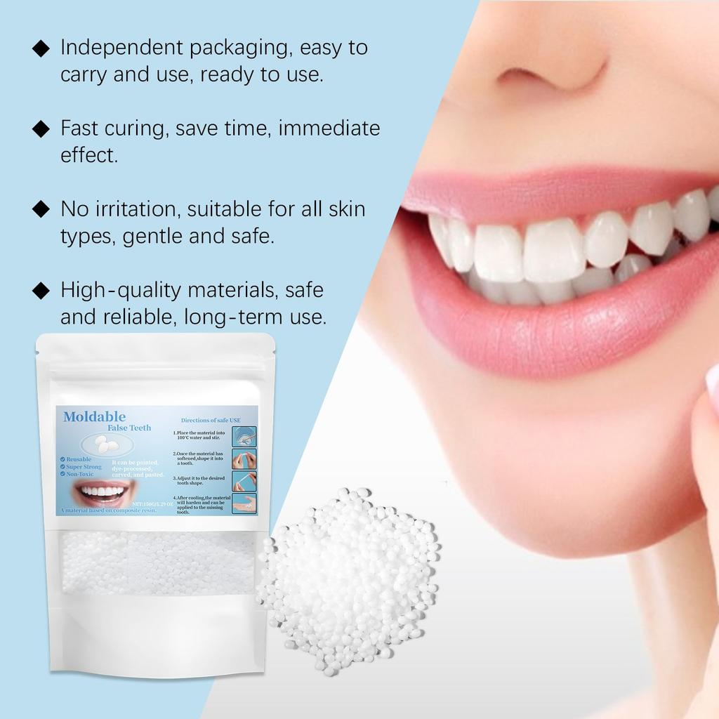 Твердые частицы клея, временные пломбы, пленка для макияжа, зубные протезы, опоры, частицы клея