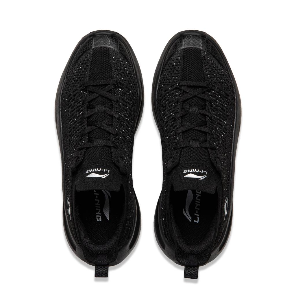 Li Ning Cloud Wave Слипоны Амортизация Нескользящие Износостойкие Легкие Низкие Повседневная Обувь Мужская Черный AGLW051-5