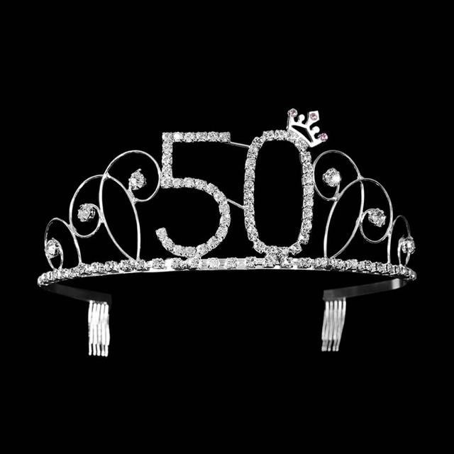 Женская 16-100-летняя вечеринка по случаю дня рождения принцессы со стразами и кристаллами, тиара для волос, свадебная корона, повязка на голову, аксессуары для волос