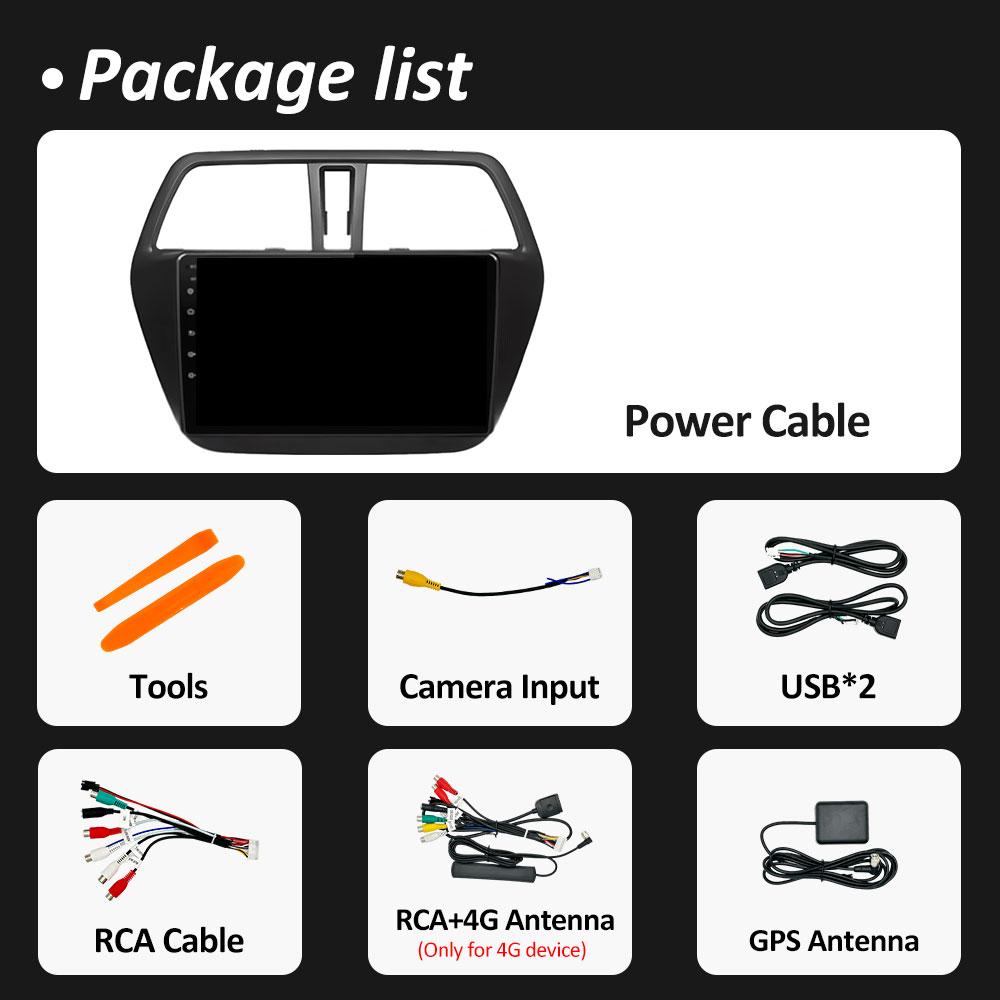 Умная система Android 14 для Suzuki SX4 S-Cross 2014 2015 2016 2017 беспроводной Carplay Bluetooth QLED IPS экран WIFI авто инструменты 4G