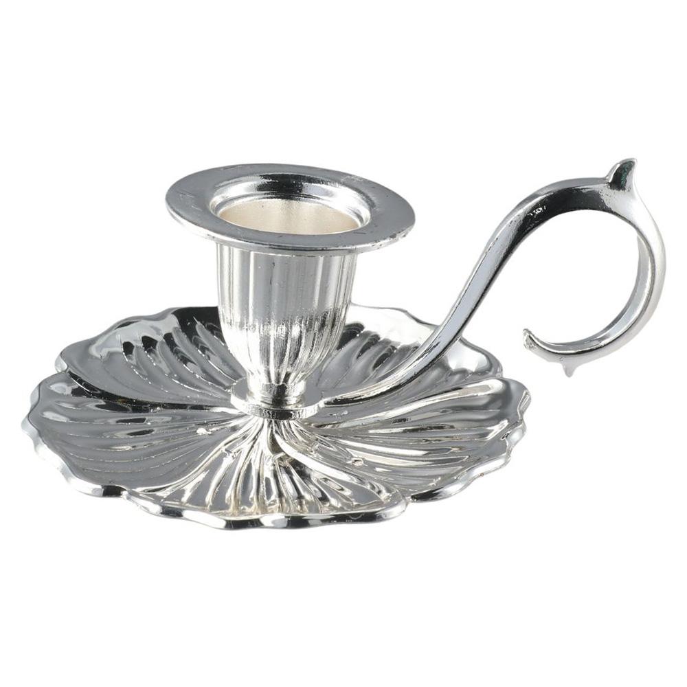 12*5.1 CM Decorative Candle Plates Gold/Silver/Bronze Table Top Ornament  Living Room