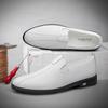 Spring and Autumn Large Size Casual One-Pedal British Casual Little White Shoes Cowhide Business Dress Leather Shoes Men