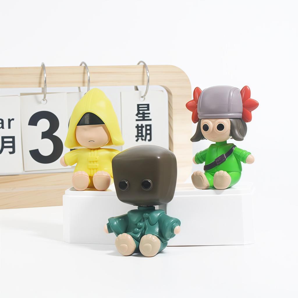 6 шт./комплект Фигурка Аниме Little Nightmares Фигурка Six Фигурка Mono Action Figure Аниме Игра ПВХ Фигурка Action Figure Кукла Подарок для Фанатов