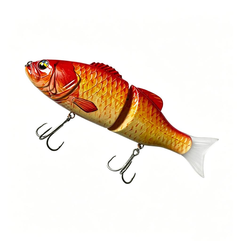 Double-Holiday Swim Bait Lure Plastic 88g Multi-Section Fish-Shaped Long-Cast Slow-Sinking Bass Snakehead Other Predators No