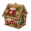 Rhinestone Christmas  Painting Kit Wooden House 3D House Ornament  Holiday Gift