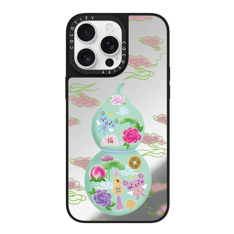 Чехол для мобильного телефона Hulu для Apple 16promax для IPhone15plus/14pro/13/12 Противоударный Зеркальный