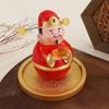 Caishen Statue Wobble Tabletop Ornament Housewarming Gift Collection Art Crafts Centerpiece
