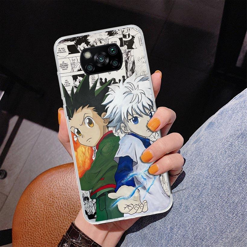 Hunter X Anime Phone Case For Xiaomi Poco X7 X6 X5 Pro F7 Ultra Redmi 15C 15 13C 13 12C 12 10 10A 10C 9 9A 9C 9T Cover Poco X7 X