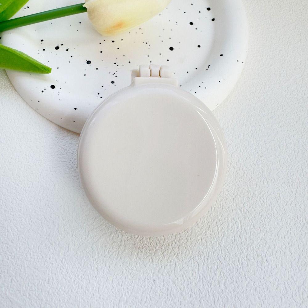 4Pcs Mini Folding Air Bag Comb Dual Use Pocket Hair Brush Makeup Mirror with Comb  Girl Women