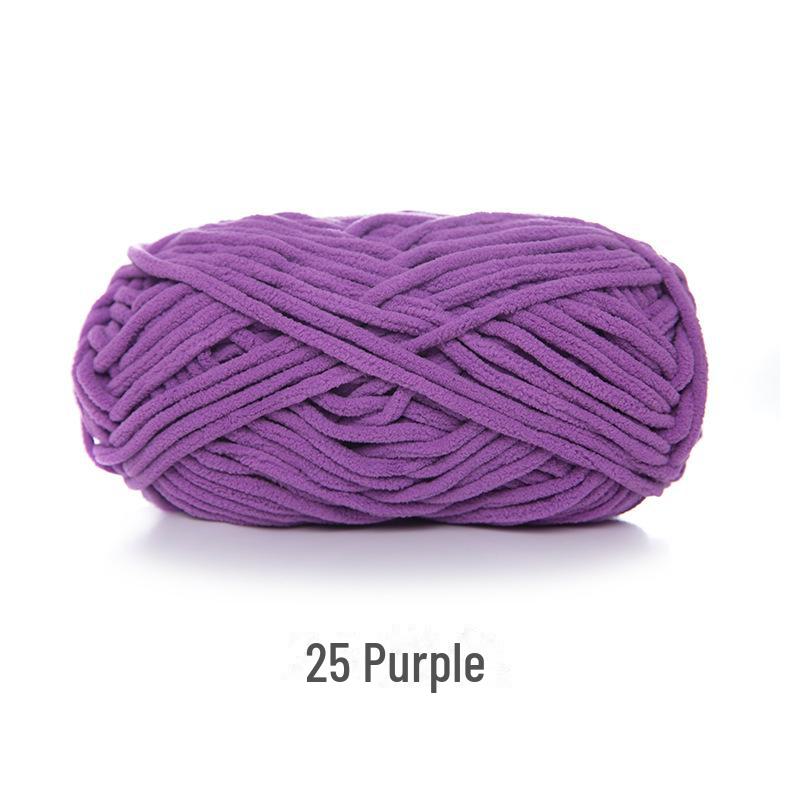 Snowball Mengzaizi DIY Wool Crochet Kit: Knitted Blanket, Scarf, Doll, Slippers