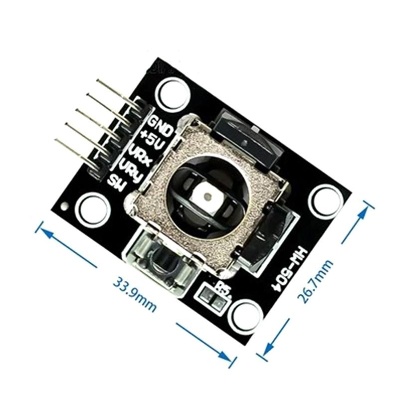 Модуль джойстика Arduino Dual-Axis XY, более высокого качества для датчика рычага управления джойстиком Ps2 Ky-023, рейтинг 4,9/5