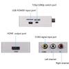 AV в HDMI Конвертер, RCA в HD AV в HDMI Разъем Аналоговый Видеосигнал в HDMI Адаптер HD Видео Коммутатор для Ноутбука, Телевизора, P