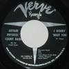 7-дюймовая пластинка ARTHUR PRYSOCK COUNT BASIE I Worry bout You VK10396 VERVE 1966 US Jazz Б/у