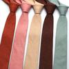 6 см мужской деловой галстук из полиэстера и жаккарда мужской однотонный повседневный галстук