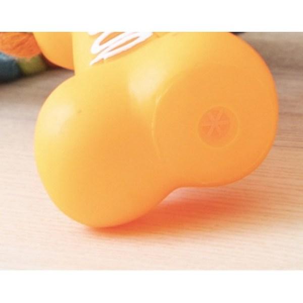Игрушка-веревка для собак Hanau Squeak and Tug Play, набор из 2 предметов, оранжевый, зеленый, 1 комплект