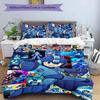 3pcs Cartoon Rockman Game Megaman1 pattern bedding set duvet cover set includes duvet cover &pillowcases, perfect all season bedroom decoration & gift