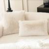 Winter Thick Sofa Towel Modern Fluffy Non-slip Plush Rabbit Wool Sofa Sitting Cushion Cover Slipcover Cushion Pad Towel