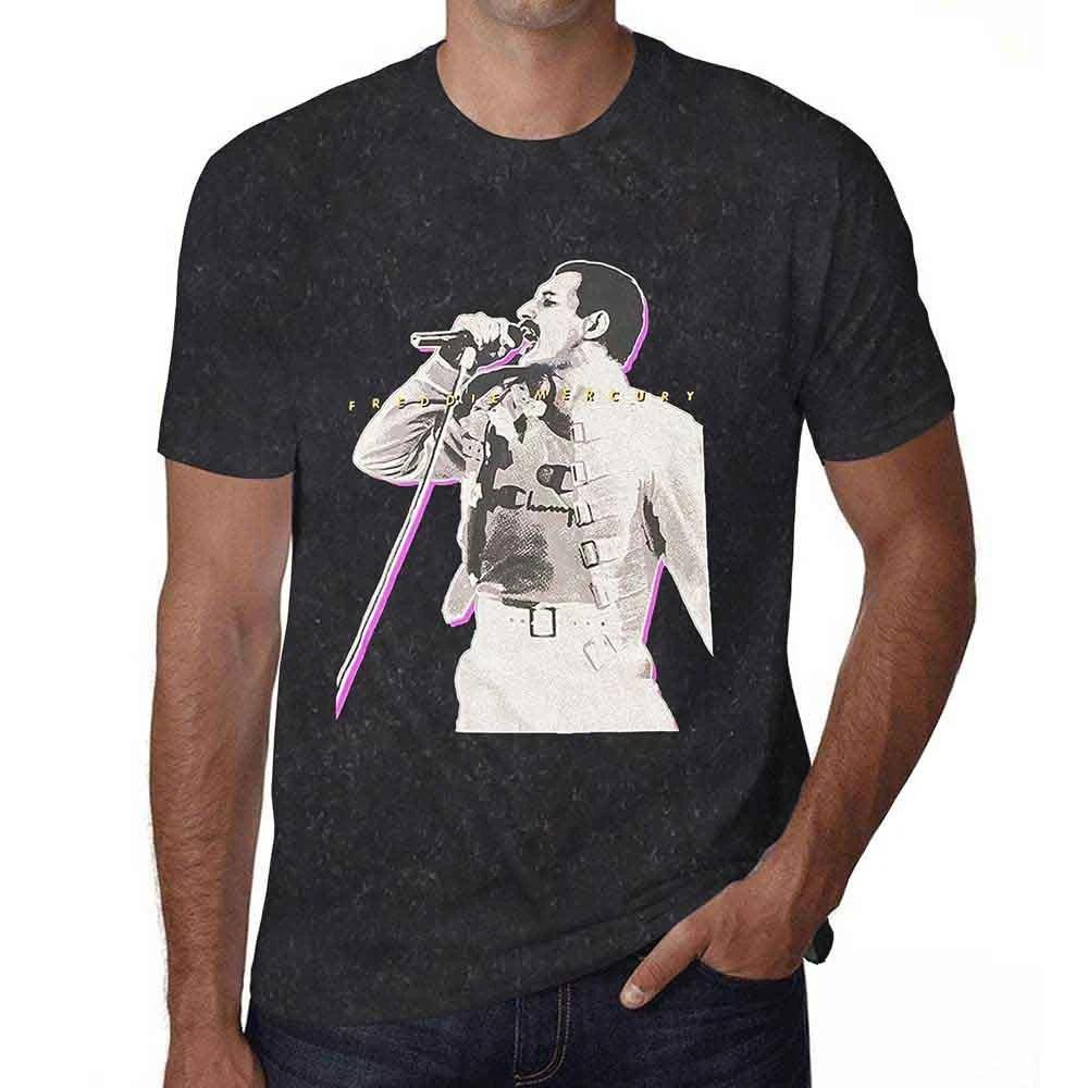 Freddie Mercury Glow Official Tee T-Shirt Mens